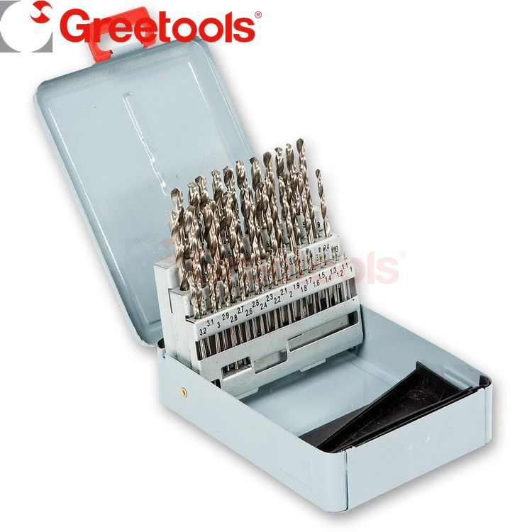 50 Piece HSS Fully Ground Drill Bits Set from China manufacturer